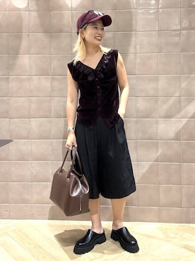 「A part by（アパートバイ）のアイテム（サングラス）」を使った、sayakaさん（レディース・158cm）の夏コーディネート