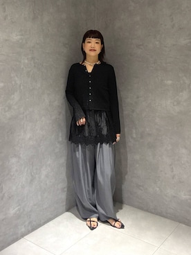 「アイテム（チュニック）」を使った、sayakaさん（レディース・158cm・20代）の夏コーディネート