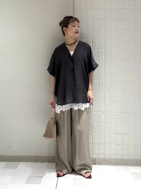 「A part by（アパートバイ）のアイテム」を使った、sayakaさん（レディース・158cm）の春コーディネート