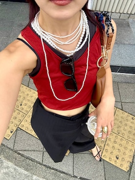 「A part by（アパートバイ）のアイテム」を使った、sayakaさん（レディース・158cm）の夏コーディネート