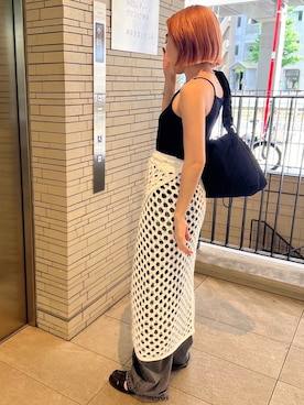 BLACKBYMOUSSY_staffさん(レディース・158cm)の夏コーディネート