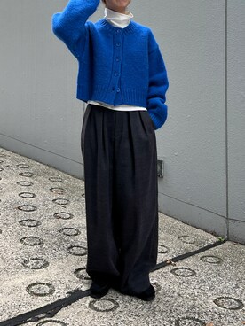 「BLACK BY MOUSSY（ブラックバイマウジー）のアイテム」を使った、BLACKBYMOUSSY_staffさん（レディース・158cm）の秋コーディネート