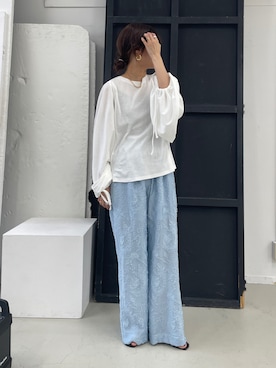 loose embroidery pants(ルーズエンブロイダリーパンツ）を使った人気