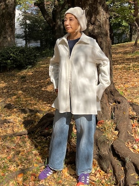 BLACKBYMOUSSY_staffさん(レディース・158cm)の冬コーディネート