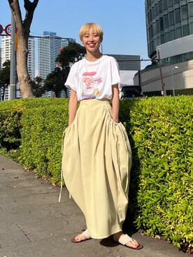 BLACKBYMOUSSY_staffさん（レディース・158cm）の春コーディネート