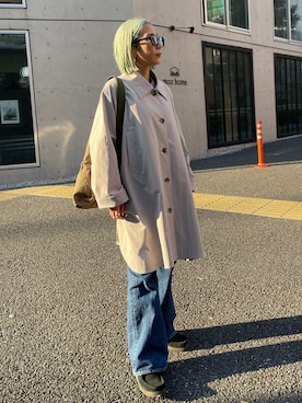 BLACKBYMOUSSY_staffさん（レディース・158cm）の冬コーディネート