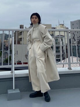 「BLACK BY MOUSSY（ブラックバイマウジー）のアイテム（その他アウター）」を使った、BLACKBYMOUSSY_staffさん（レディース・158cm）の秋コーディネート