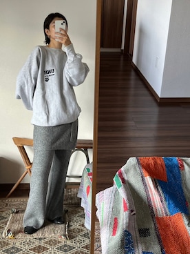 「BLACK BY MOUSSY（ブラックバイマウジー）のアイテム」を使った、BLACKBYMOUSSY_staffさん（レディース・158cm）の秋コーディネート