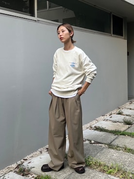 「BLACK BY MOUSSY（ブラックバイマウジー）のアイテム」を使った、BLACKBYMOUSSY_staffさん（レディース・158cm）の秋コーディネート