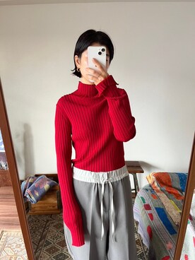 「BLACK BY MOUSSY（ブラックバイマウジー）のアイテム」を使った、BLACKBYMOUSSY_staffさん（レディース・158cm）の秋コーディネート