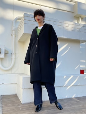 「チェスター」｜BLACKBYMOUSSY_staffさん（レディース・160cm）の秋コーディネート