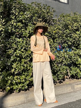 「カラーパレット」｜BLACKBYMOUSSY_staffさん（レディース・158cm）の冬コーディネート