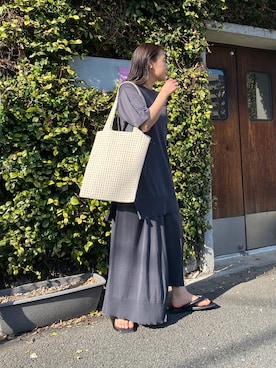 BLACKBYMOUSSY_staffさん（レディース・158cm）の夏コーディネート