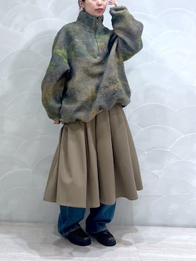 「BLACK BY MOUSSY（ブラックバイマウジー）のアイテム（その他アウター）」を使った、BLACKBYMOUSSY_staffさん（レディース・158cm）の秋コーディネート