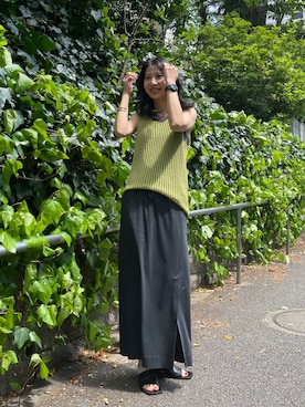 BLACKBYMOUSSY_staffさん(レディース・158cm)の春コーディネート