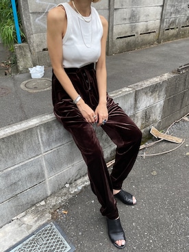 BLACKBYMOUSSY_staffさん（レディース・158cm）の夏コーディネート