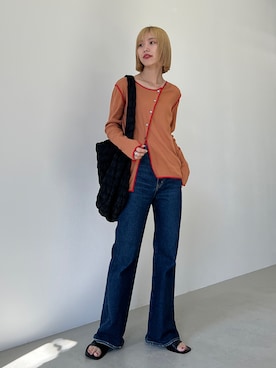 BLACKBYMOUSSY_staffさん（レディース・158cm）の冬コーディネート