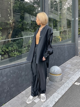BLACKBYMOUSSY_staffさん（レディース・158cm）の春コーディネート