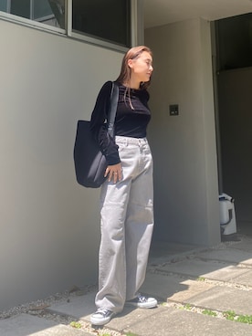 BLACKBYMOUSSY_staffさん(レディース・158cm)の夏コーディネート
