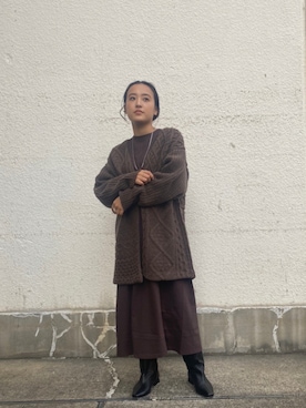 BLACKBYMOUSSY_staffさん（レディース・160cm）の秋コーディネート