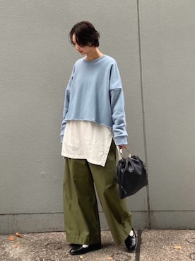 BLACKBYMOUSSY_staffさん(レディース・158cm)の春コーディネート