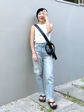 BLACKBYMOUSSY_staffさん（レディース・158cm）の夏コーディネート