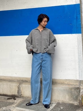 BLACKBYMOUSSY_staffさん(レディース・158cm)の冬コーディネート