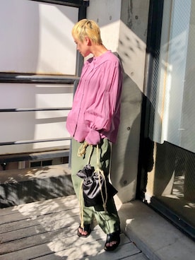 BLACKBYMOUSSY_staffさん(レディース・158cm)の冬コーディネート