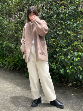 「BLACK BY MOUSSY（ブラックバイマウジー）のアイテム（その他アウター）」を使った、BLACKBYMOUSSY_staffさん（レディース・158cm）の秋コーディネート