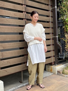BLACKBYMOUSSY_staffさん（レディース・158cm）の春コーディネート