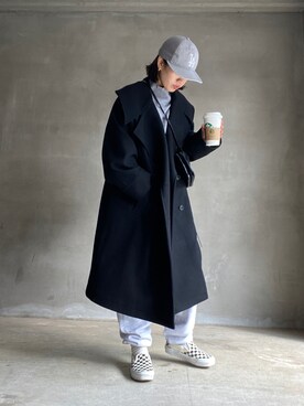 「BLACK BY MOUSSY（ブラックバイマウジー）のアイテム（その他アウター）」を使った、BLACKBYMOUSSY_staffさん（レディース・158cm）の秋コーディネート