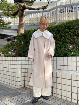 BLACKBYMOUSSY_staffさん（レディース・160cm）の冬コーディネート