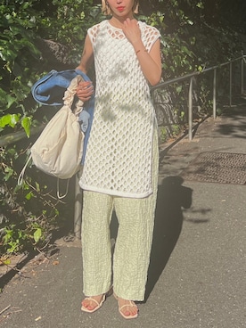 BLACKBYMOUSSY_staffさん(レディース・158cm)の夏コーディネート