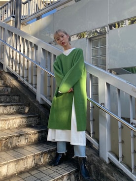 BLACKBYMOUSSY_staffさん（レディース・160cm）の秋コーディネート