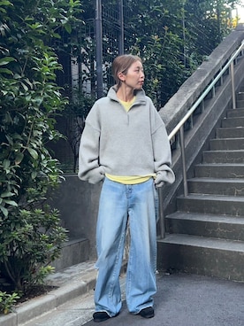 「BLACK BY MOUSSY（ブラックバイマウジー）のアイテム」を使った、BLACKBYMOUSSY_staffさん（レディース・158cm）の秋コーディネート