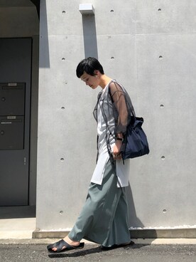 BLACKBYMOUSSY_staffさん(レディース・158cm)の夏コーディネート