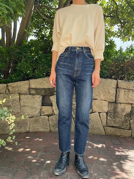 「denim」｜BLACKBYMOUSSY_staffさん（レディース・160cm）の夏コーディネート