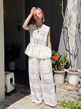 BLACKBYMOUSSY_staffさん（レディース・158cm）の春コーディネート