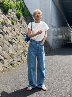 BLACKBYMOUSSY_staffさん（レディース・158cm）の春コーディネート