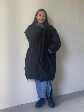 「BLACK BY MOUSSY（ブラックバイマウジー）のアイテム（ジャケット/アウター）」を使った、BLACKBYMOUSSY_staffさん（レディース・158cm）の秋コーディネート