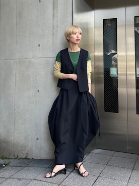 BLACKBYMOUSSY_staffさん（レディース・158cm）の春コーディネート