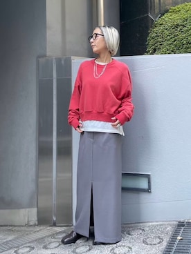 BLACKBYMOUSSY_staffさん(レディース・158cm)の冬コーディネート