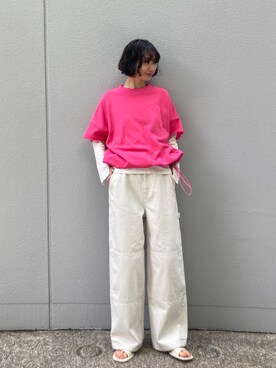 BLACKBYMOUSSY_staffさん（レディース・158cm）の春コーディネート