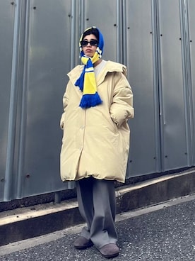 「BLACK BY MOUSSY（ブラックバイマウジー）のアイテム（ジャケット/アウター）」を使った、BLACKBYMOUSSY_staffさん（レディース・158cm）の秋コーディネート