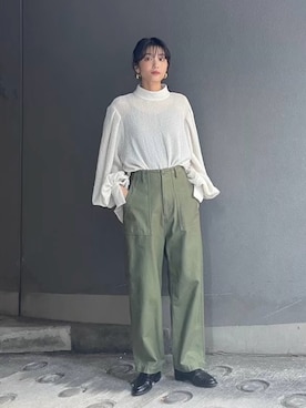 「きれいめコーディネート」｜BLACKBYMOUSSY_staffさん（レディース・158cm）の冬コーディネート