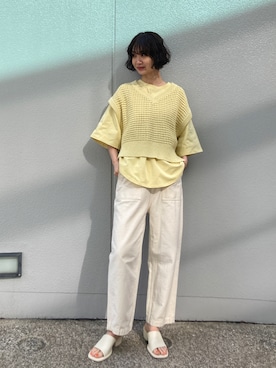 BLACKBYMOUSSY_staffさん（レディース・158cm）の春コーディネート