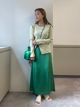 BLACKBYMOUSSY_staffさん（レディース・158cm）の冬コーディネート