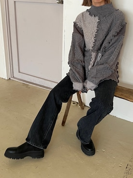 BLACKBYMOUSSY_staffさん（レディース・158cm）の秋コーディネート