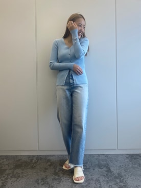 BLACKBYMOUSSY_staffさん（レディース・158cm）の冬コーディネート