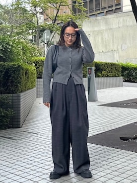 「BLACK BY MOUSSY（ブラックバイマウジー）のアイテム」を使った、BLACKBYMOUSSY_staffさん（レディース・158cm）の秋コーディネート